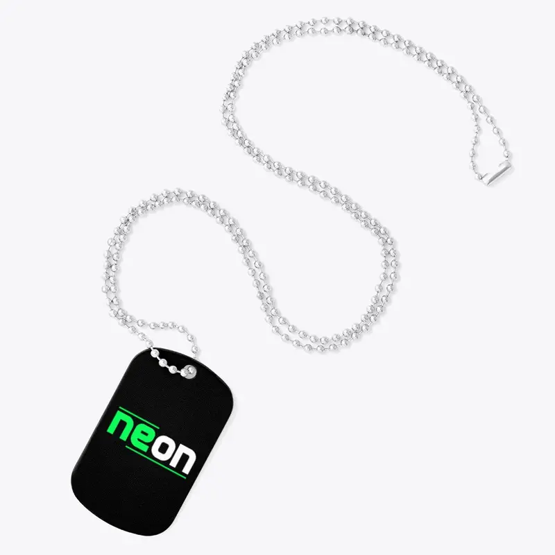 Official Neon Dog Tag 